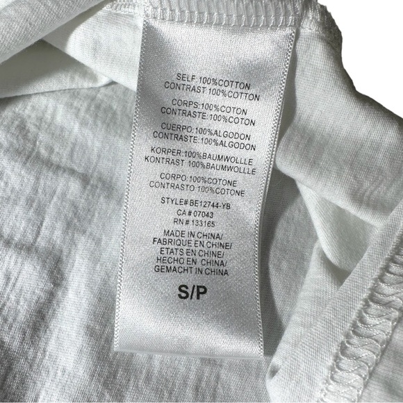 Eri + Ali White Floral Crochet Blouse Short Sleeve Boho Anthology - Picture 7 of 7